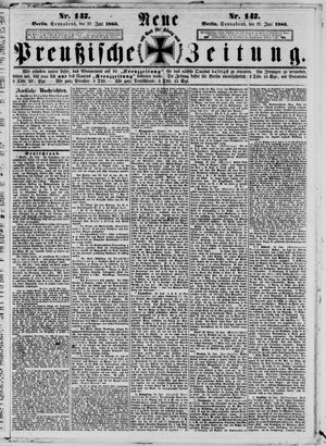 Neue preußische Zeitung vom 27.06.1863