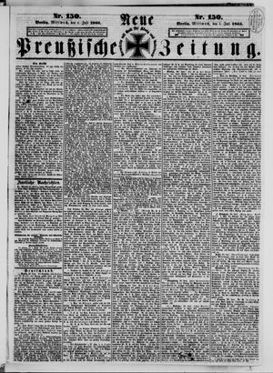 Neue preußische Zeitung vom 01.07.1863