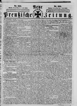 Neue preußische Zeitung vom 02.07.1863