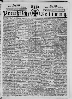 Neue preußische Zeitung vom 04.07.1863