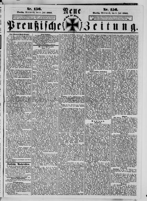 Neue preußische Zeitung vom 08.07.1863