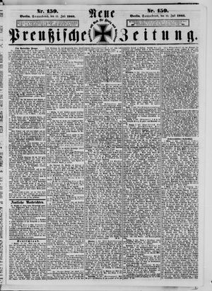Neue preußische Zeitung vom 11.07.1863