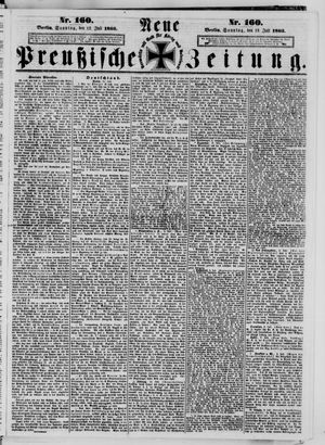 Neue preußische Zeitung vom 12.07.1863