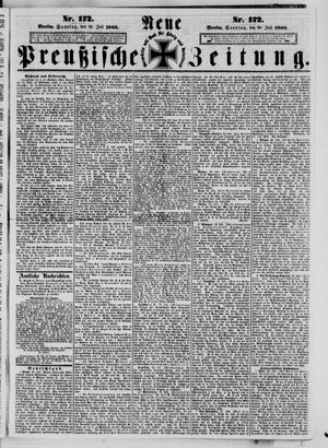Neue preußische Zeitung vom 26.07.1863