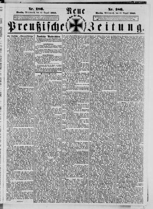 Neue preußische Zeitung vom 12.08.1863