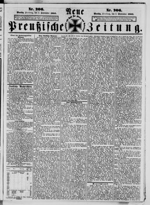 Neue preußische Zeitung vom 04.09.1863