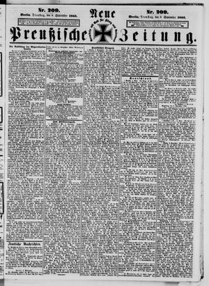 Neue preußische Zeitung vom 08.09.1863