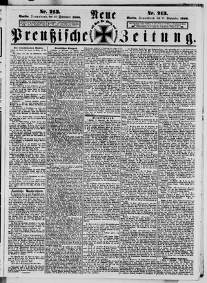 Neue preußische Zeitung vom 12.09.1863