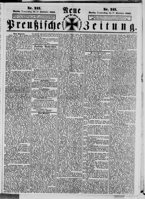 Neue preußische Zeitung vom 17.09.1863