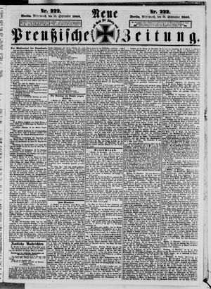 Neue preußische Zeitung vom 23.09.1863