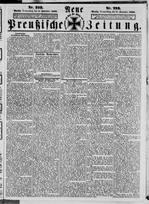 Neue preußische Zeitung vom 24.09.1863
