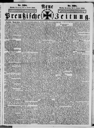 Neue preußische Zeitung vom 11.10.1863
