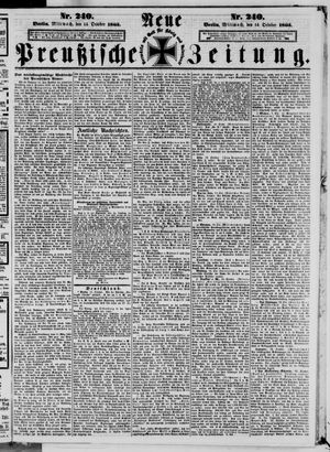 Neue preußische Zeitung vom 14.10.1863