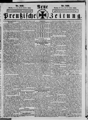 Neue preußische Zeitung vom 23.10.1863