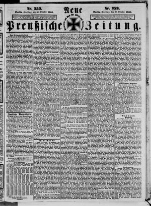 Neue preußische Zeitung vom 30.10.1863