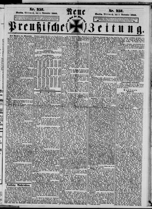 Neue preußische Zeitung vom 04.11.1863