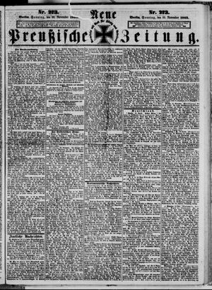Neue preußische Zeitung vom 22.11.1863