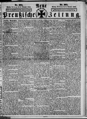 Neue preußische Zeitung on Nov 25, 1863