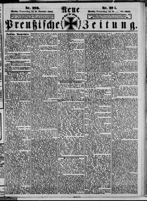 Neue preußische Zeitung vom 26.11.1863