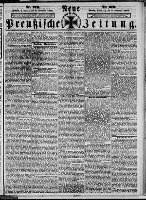 Neue preußische Zeitung vom 29.11.1863