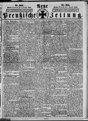 Neue preußische Zeitung vom 02.12.1863