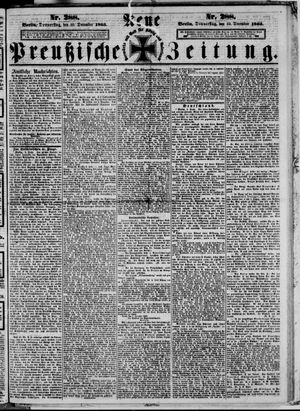 Neue preußische Zeitung vom 10.12.1863