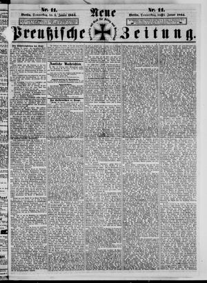 Neue preußische Zeitung vom 14.01.1864