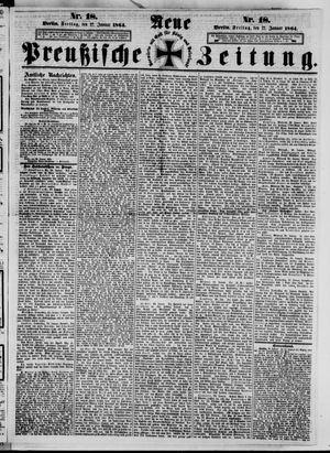 Neue preußische Zeitung vom 22.01.1864