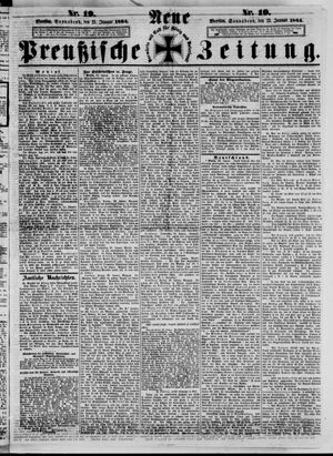 Neue preußische Zeitung vom 23.01.1864
