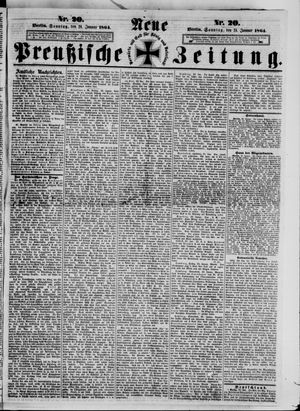 Neue preußische Zeitung vom 24.01.1864
