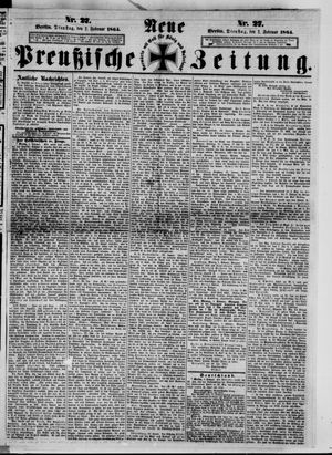 Neue preußische Zeitung vom 02.02.1864