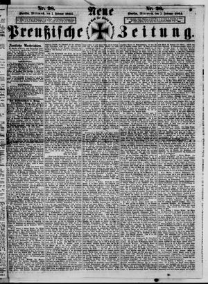 Neue preußische Zeitung vom 03.02.1864