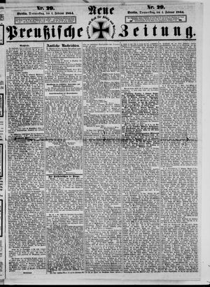 Neue preußische Zeitung vom 04.02.1864