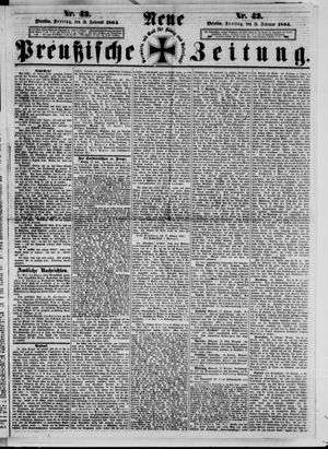 Neue preußische Zeitung vom 19.02.1864
