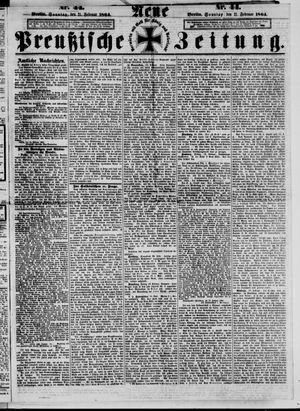 Neue preußische Zeitung on Feb 21, 1864