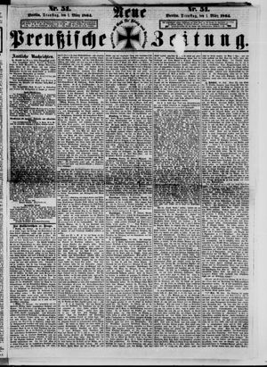 Neue preußische Zeitung vom 01.03.1864