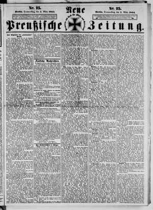 Neue preußische Zeitung vom 31.03.1864