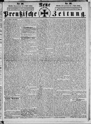 Neue preußische Zeitung vom 02.04.1864