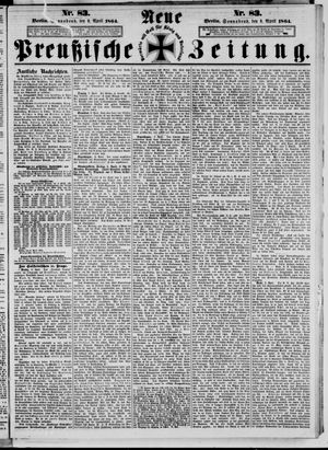 Neue preußische Zeitung vom 09.04.1864
