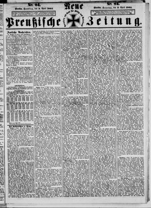 Neue preußische Zeitung vom 10.04.1864