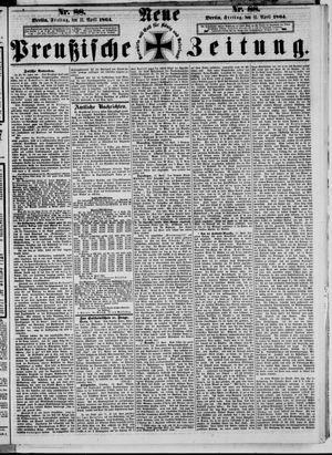 Neue preußische Zeitung vom 15.04.1864