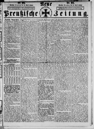 Neue preußische Zeitung vom 19.04.1864