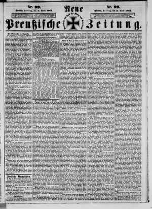 Neue preußische Zeitung vom 29.04.1864