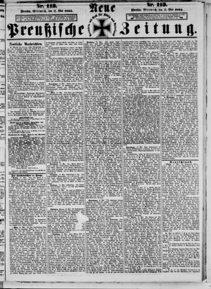 Neue preußische Zeitung on May 18, 1864