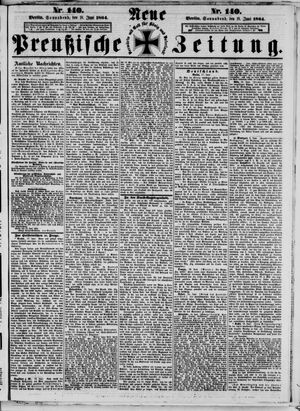 Neue preußische Zeitung vom 18.06.1864