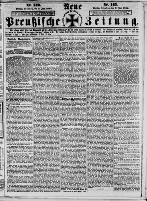 Neue preußische Zeitung vom 21.06.1864