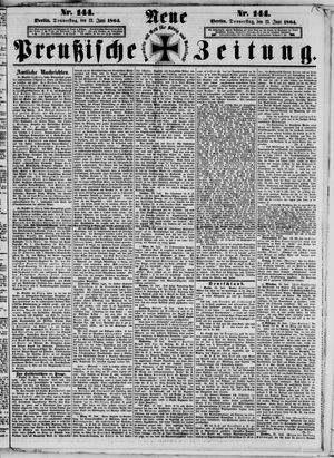 Neue preußische Zeitung vom 23.06.1864