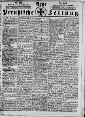 Neue preußische Zeitung vom 26.06.1864