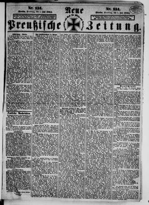 Neue preußische Zeitung vom 01.07.1864