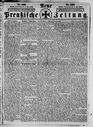 Neue preußische Zeitung vom 14.07.1864